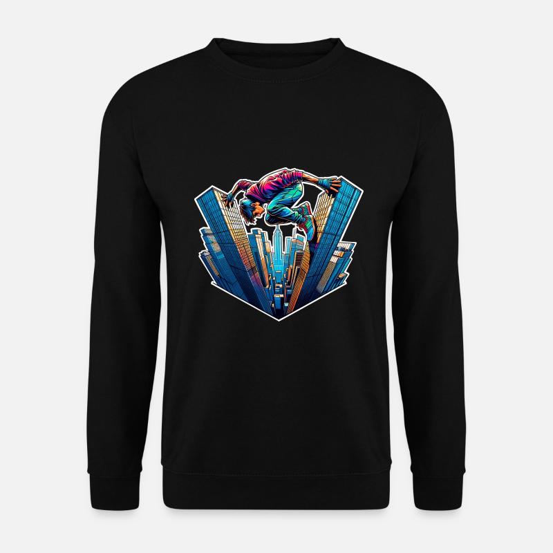 Parkour - Unisex Pullover - Schwarz