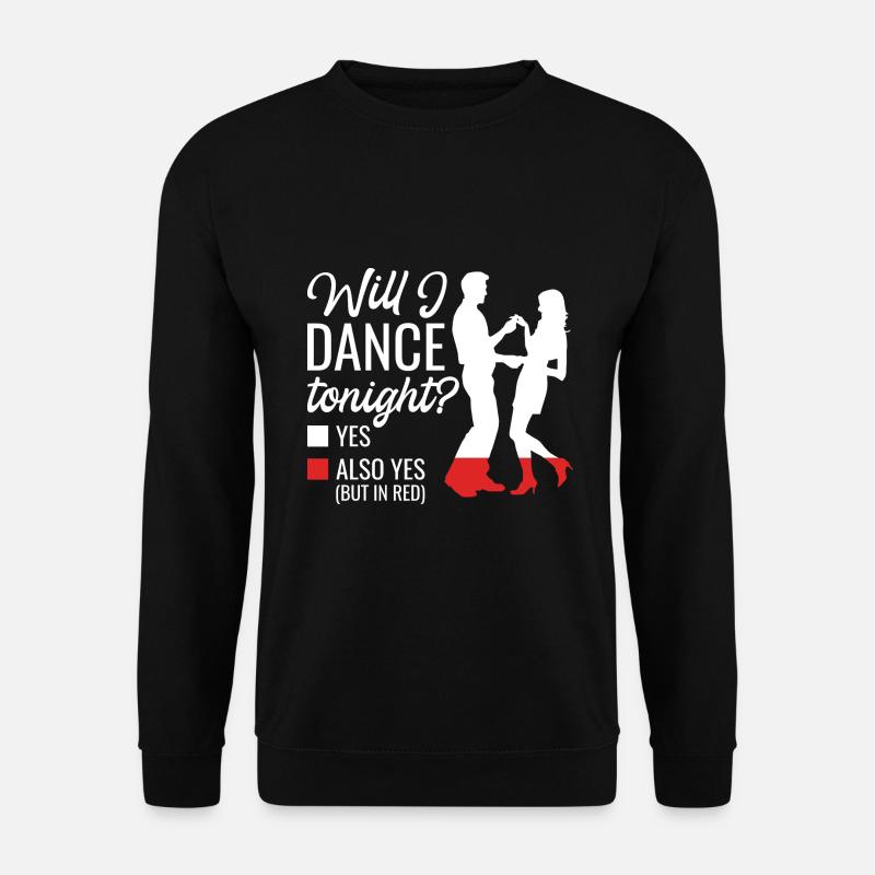 Dansende slogan Ballroom Par Dans Dansegulv - Unisex sweater - sort