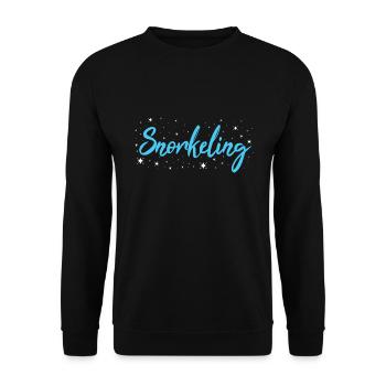 Snorkeler Snorkeling - Sweat-shirt Unisexe - noir - Devant - Alina (178cm) & Michal (187cm)