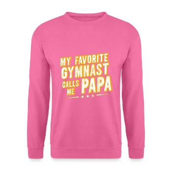 Mein Lieblingsturner Nennt Mich Papa - Unisex Pullover - Pink - Vorne