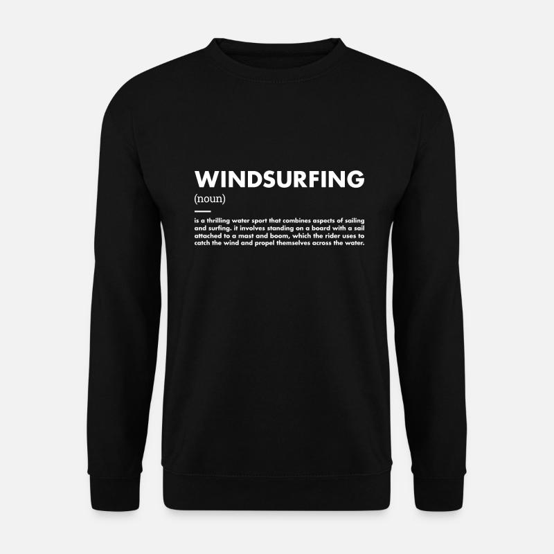 Sport Definition Windsurfing - Unisex Pullover - Schwarz