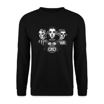 Monstres Trick-or-Treat - Sweat-shirt Unisexe - noir - Devant - Alina (178cm) & Michal (187cm)