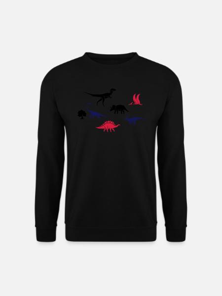 Dinosaurs for children - Unisex Sweatshirt - black