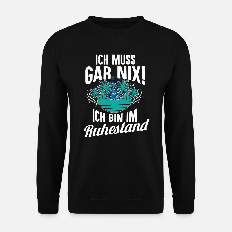 Rentner - Unisex Pullover - Schwarz