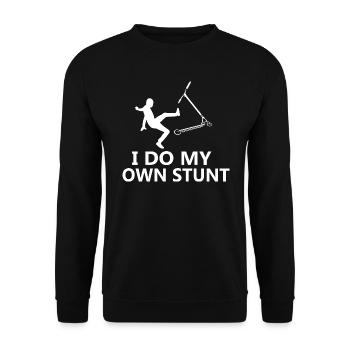 Scooter acrobatique disant - Sweat-shirt Unisexe - noir - Devant - Alina (178cm) & Michal (187cm)