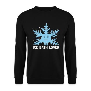 Eisbad Challenge eis bucket Challenge als - Unisex Pullover - Schwarz - Vorne - Alina (178cm) & Michal (187cm)
