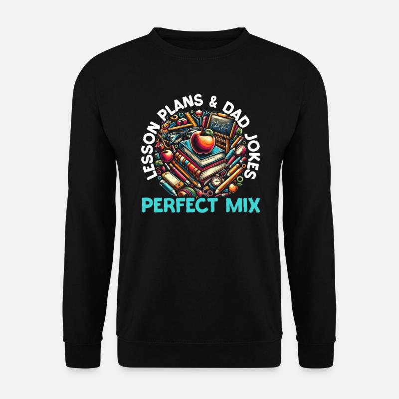 Vaterschaft Schul-Lehrers Zum Vatertag - Unisex Pullover - Schwarz