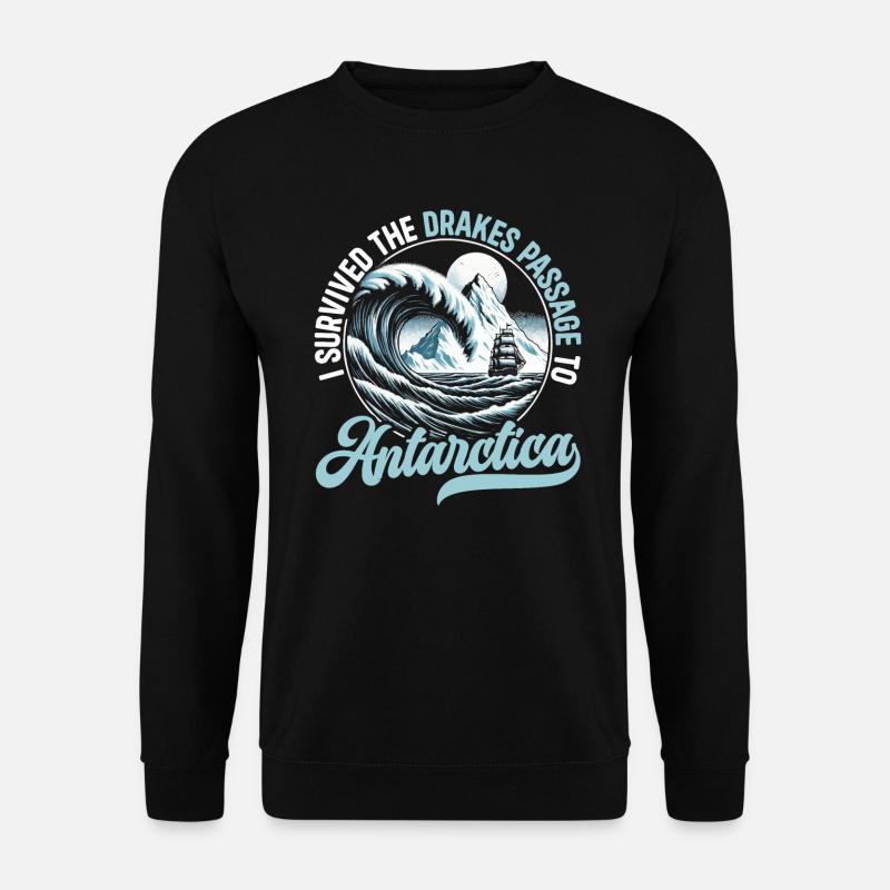 Strait Antarctic Expedition - Unisex Sweatshirt - black