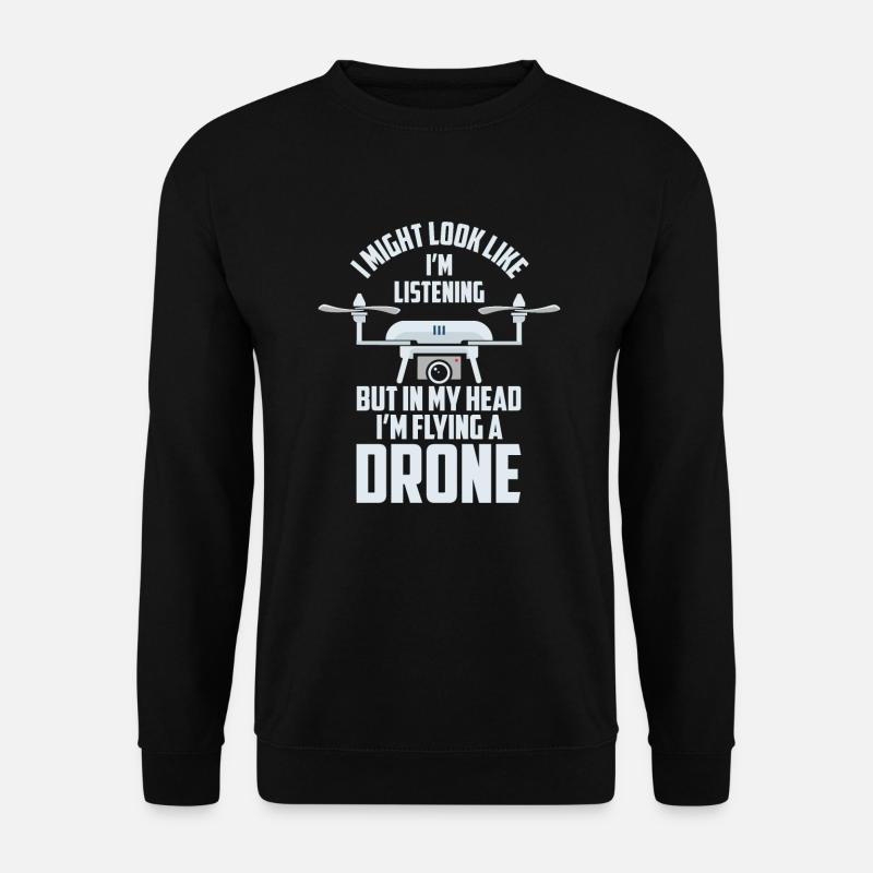 Drohnen Pilot - Unisex Pullover - Schwarz