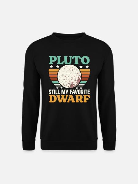 Pluto Planet Astronomie Weltraumastronom Astronaut - Unisex Pullover - Schwarz