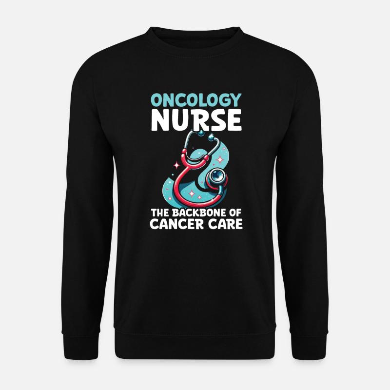 Infirmière en oncologie, formée - Sweat-shirt Unisexe - noir