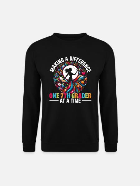 Lehrerausbildung Für Die 7. Klasse Schule - Unisex Pullover - Schwarz