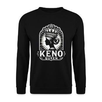 Keno Gambling Casino Game Lover Joueurs de loterie - Sweat-shirt Unisexe - noir - Devant - Alina (178cm) & Michal (187cm)