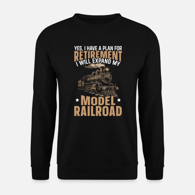Model railway - Unisex Sweatshirt - black