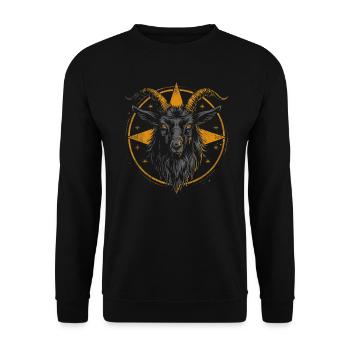 Vêtements occultes Mode gothique occulte - Sweat-shirt Unisexe - noir - Devant - Alina (178cm) & Michal (187cm)