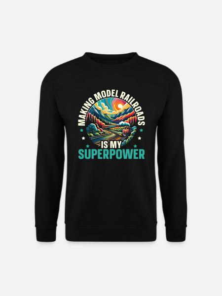 Model railway - Unisex Sweatshirt - black