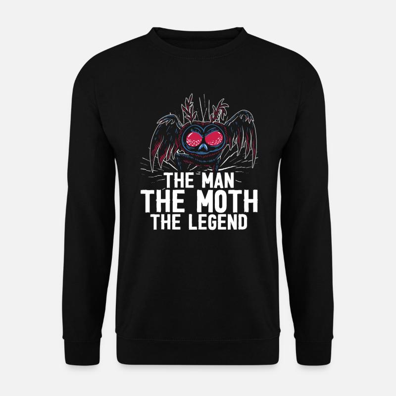 Mothman Lover Mythical Creature Cryptozoology - Unisex Pullover - Schwarz