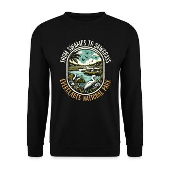 Everglades-nationalpark Outdoor-reisen Usa - Unisex Pullover - Schwarz - Vorne - Alina (178cm) & Michal (187cm)
