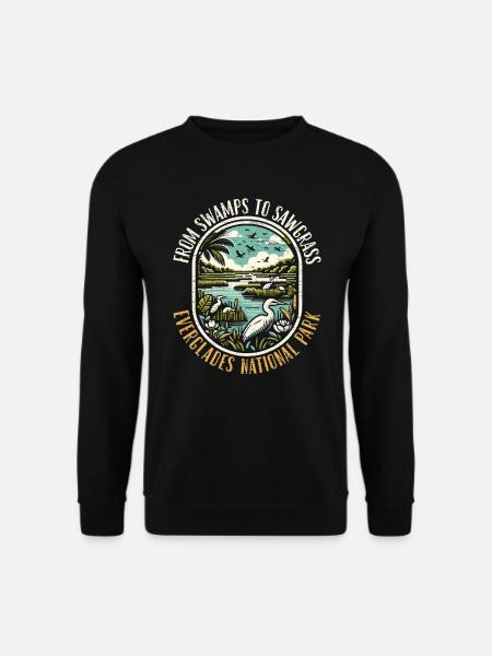 Parc national des Everglades Outdoor Tours États-Unis - Sweat-shirt Unisexe - noir