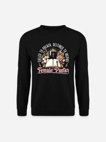 Pasteur Jésus-Christ - Sweat-shirt Unisexe - noir