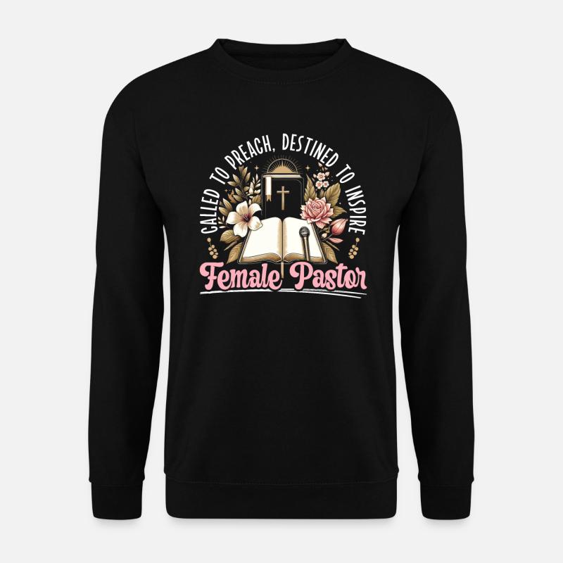 Pasteur Jésus-Christ - Sweat-shirt Unisexe - noir