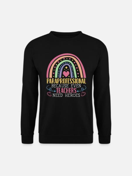 Paraprofessioneller Sonderpädagoge Paraeducator - Unisex Pullover - Schwarz