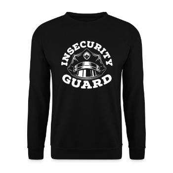 Agent de sécurité Videur Agent de sécurité - Sweat-shirt Unisexe - noir - Devant - Alina (178cm) & Michal (187cm)