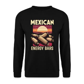 Mesoamerican dish tamales, Mexican - Unisex Sweatshirt - black - Front - Alina (178cm) & Michal (187cm)