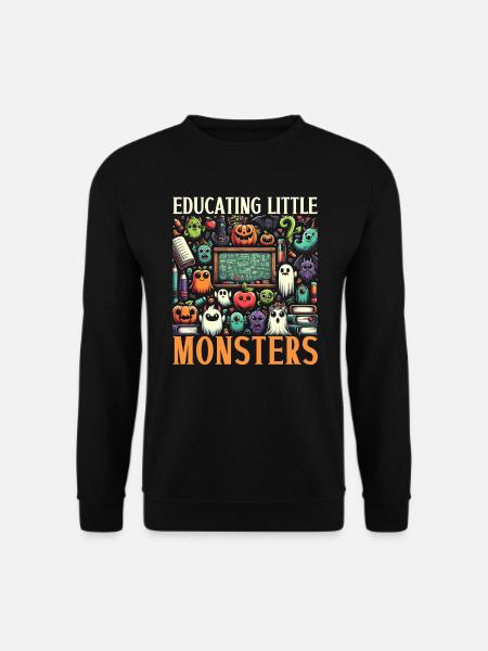 Lustiges Halloween-kostüm Schul-Lehrer - Unisex Pullover - Schwarz