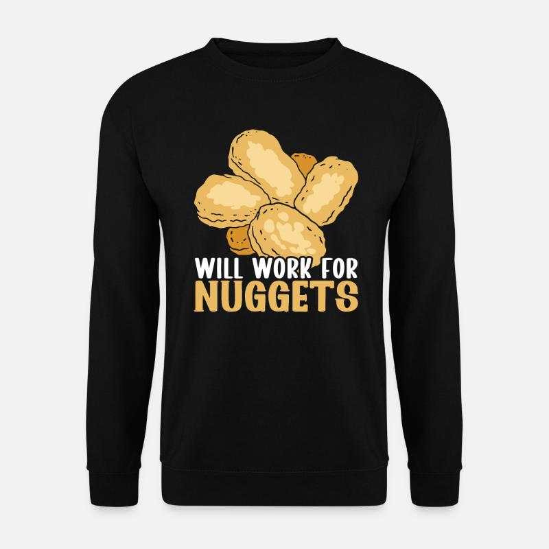 Chicken Nugget Fast Food - Unisex Sweatshirt - black