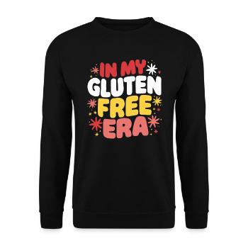 Intolérance au gluten sans gluten maladie cœliaque - Sweat-shirt Unisexe - noir - Devant - Alina (178cm) & Michal (187cm)