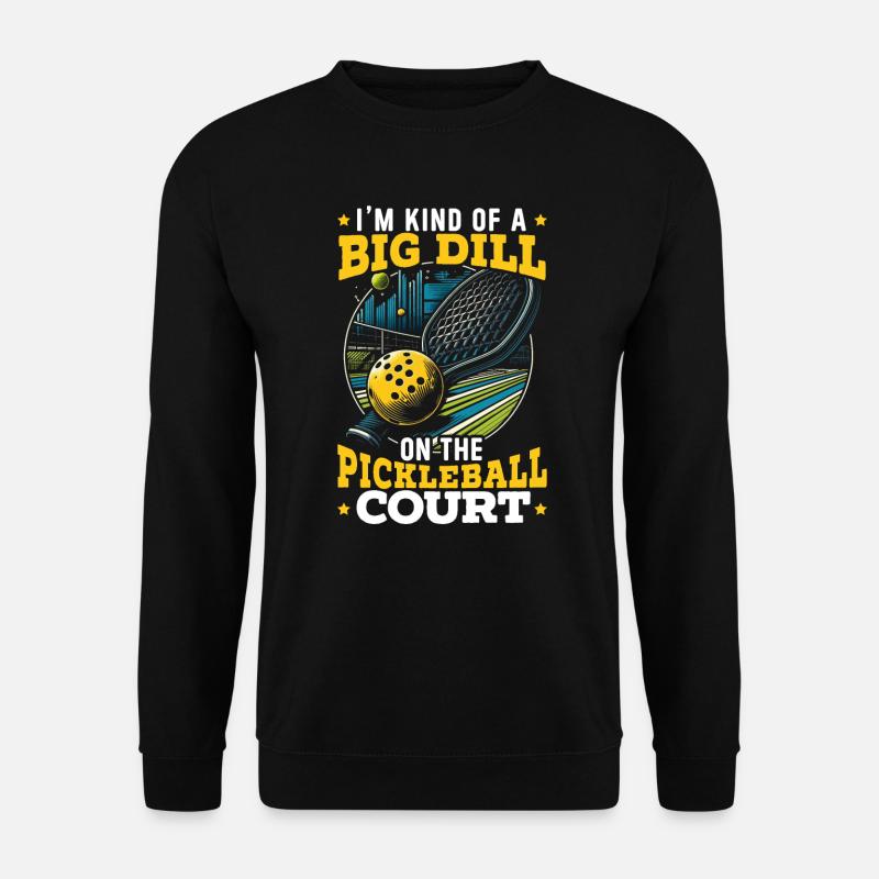 Pickleball player Dink Sport Pickle Ball I - Unisex Sweatshirt - black