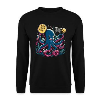 Pickleball-spieler Dink Sport Pickle Ball, Den Ich - Unisex Pullover - Schwarz - Vorne - Alina (178cm) & Michal (187cm)