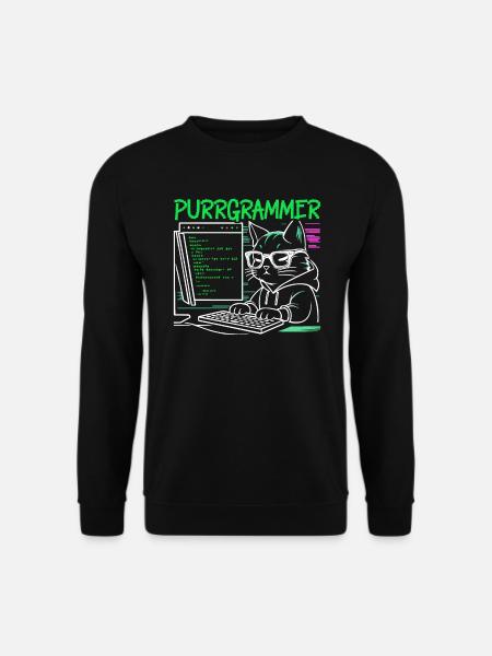Funny Programmer Programmer - Unisex Sweatshirt - black
