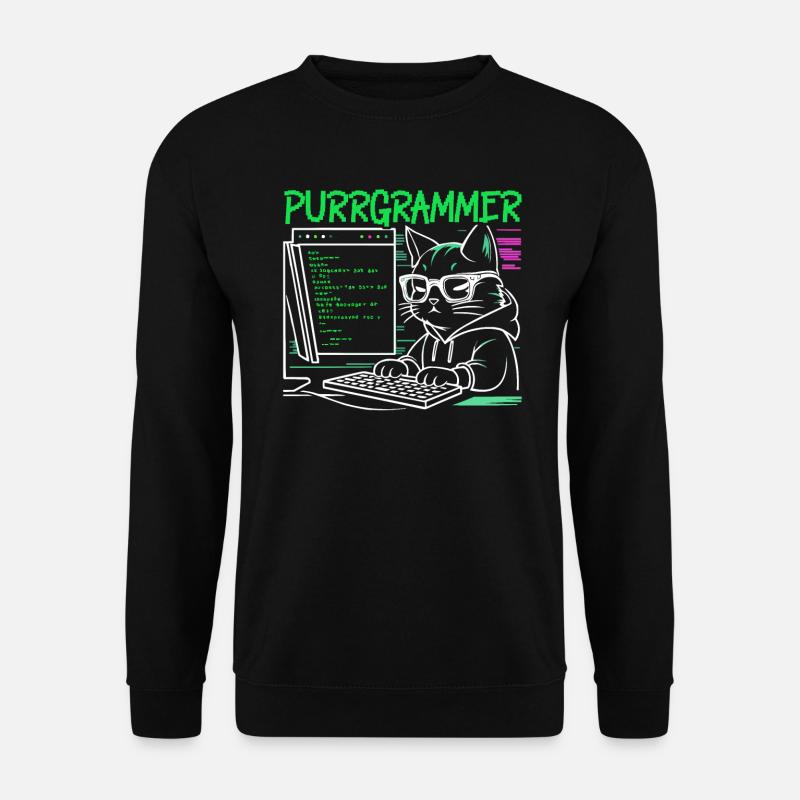 Funny Programmer Programmer - Unisex Sweatshirt - black