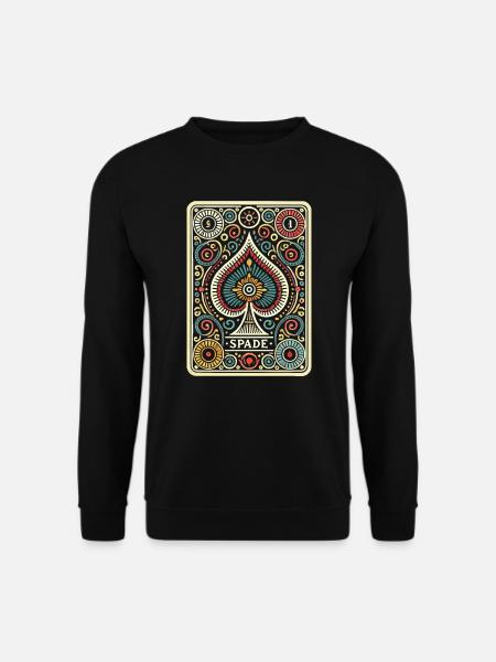 Jeu de cartes de poker amusant - Sweat-shirt Unisexe - noir