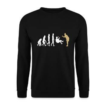 Boule Boccia Petanque evolution - Unisex Pullover - Schwarz - Vorne - Alina (178cm) & Michal (187cm)