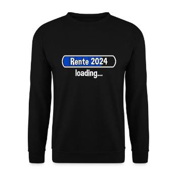 Rente 2024 Loading... Rente 2024 - Unisex Pullover - Schwarz - Vorne - Alina (178cm) & Michal (187cm)