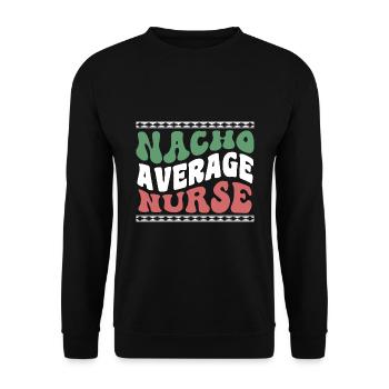 Nourriture mexicaine Cinco de Mayo Infirmière - Sweat-shirt Unisexe - noir - Devant - Alina (178cm) & Michal (187cm)