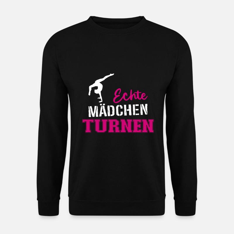 Turnen Akrobatik Cheerleading Turnerin Bodenturnen - Unisex Pullover - Schwarz