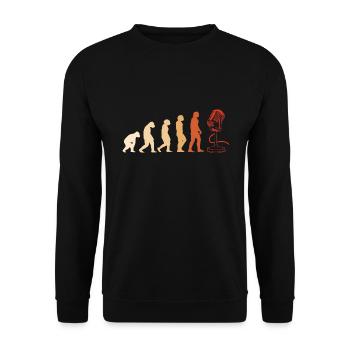 Singer Evolution Karaoke - Unisex Pullover - Schwarz - Vorne - Alina (178cm) & Michal (187cm)