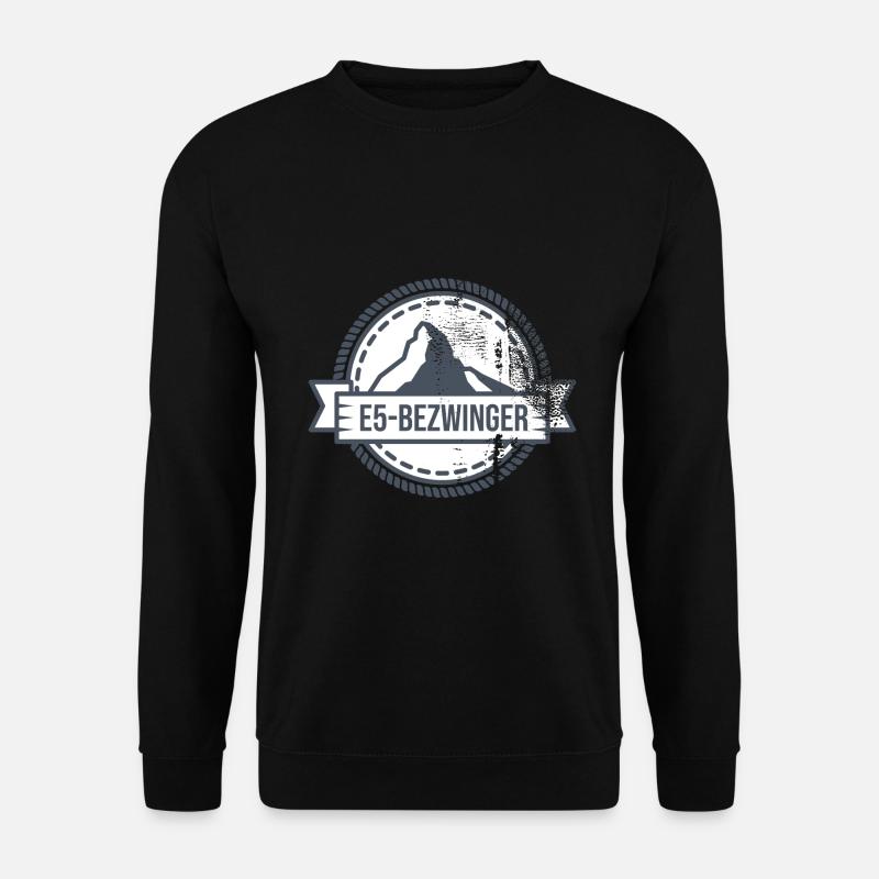 Alpenüberquerung Oberstdorf Meran E5 Fernwanderweg - Unisex Pullover - Schwarz
