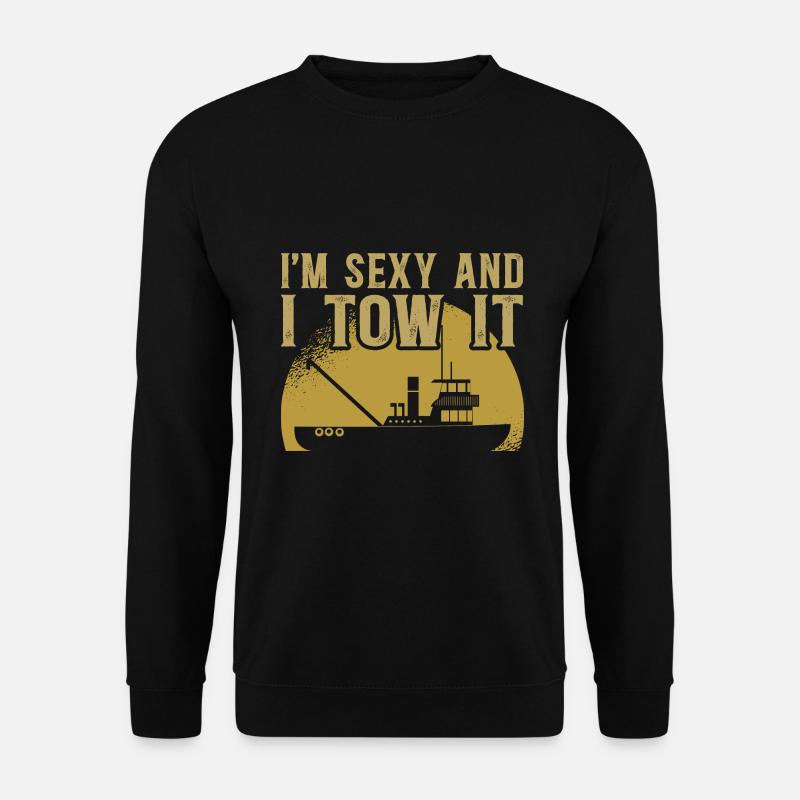 Schlepper Schleppboot Tug Life - Unisex Sweatshirt - black