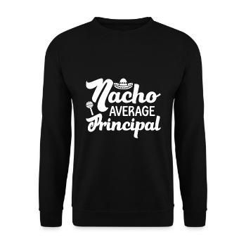 Cinco De Mayo Nacho Principal moyen - Sweat-shirt Unisexe - noir - Devant - Alina (178cm) & Michal (187cm)