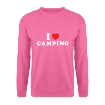 Camper I Love Camping - Unisex Pullover - Pink - Vorne