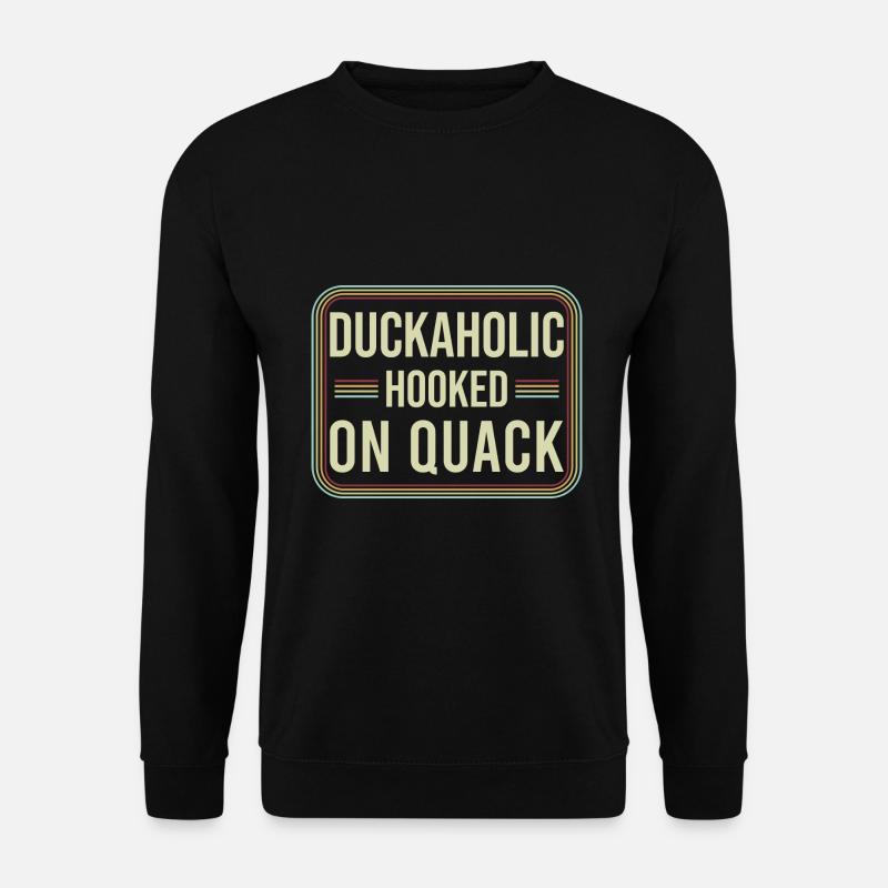 Duckaholic Entenjagd - Unisex Pullover - Schwarz