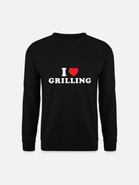 Griller I Love Grilling - Unisex Sweatshirt - black