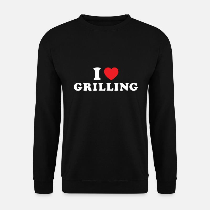Griller I Love Grilling - Unisex Sweatshirt - black