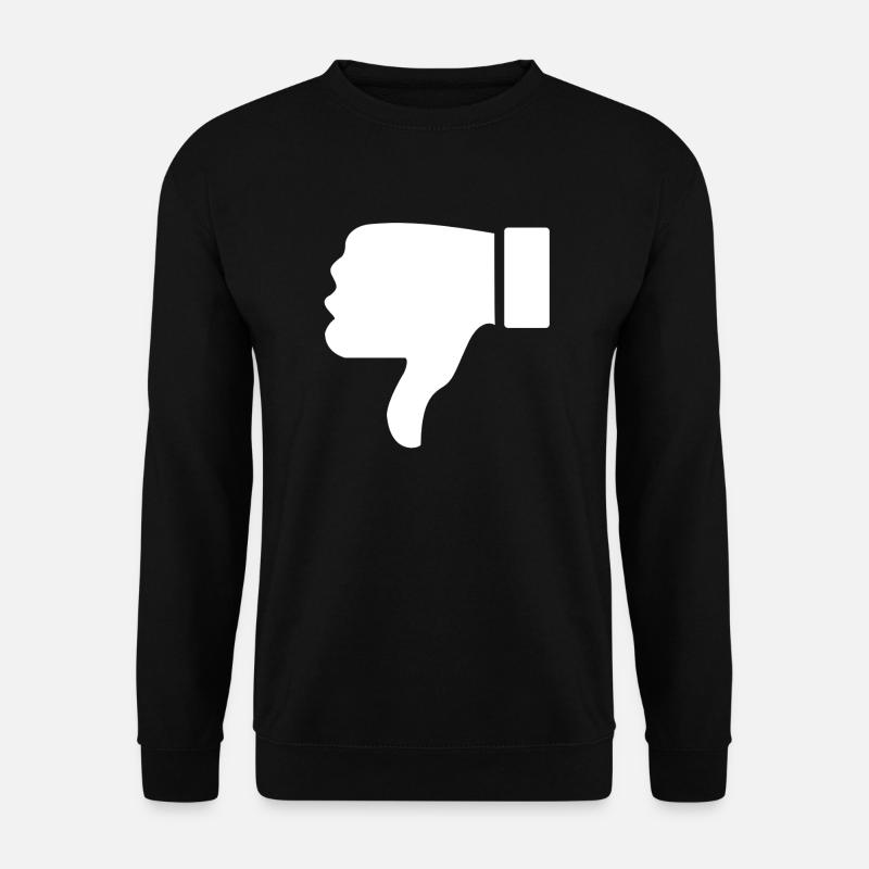 thumbs down - Unisex Sweatshirt - black