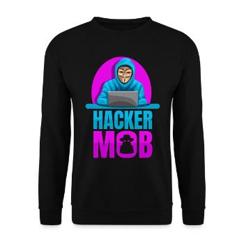 Programmer Coder Software Developer - Unisex Sweatshirt - black - Front - Alina (178cm) & Michal (187cm)